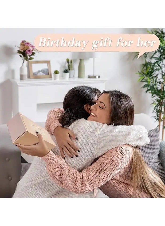 Gifts Basket for Women - Birthday Gifts for Women, Relaxing Spa Gift Basket Set, Unique Gift Ideas for Women, Gifts for Mom Sister Best Friend Wife, Coworker Teacher Nurse Gifts for Women Combined Materials Pink
