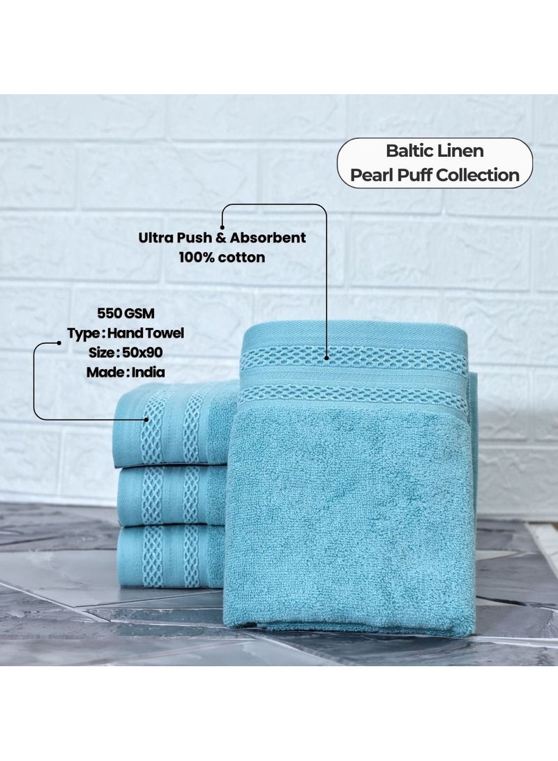 Premium Towel Set 50 x 90 Pearl Puff Cotton Towel 100% Cotton