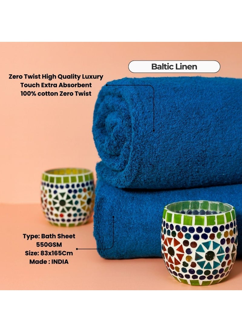 Zero twist 100% cotton,80 x 165 cm, Ultra Plus and Absorbent, Soft and smooth for everyday use