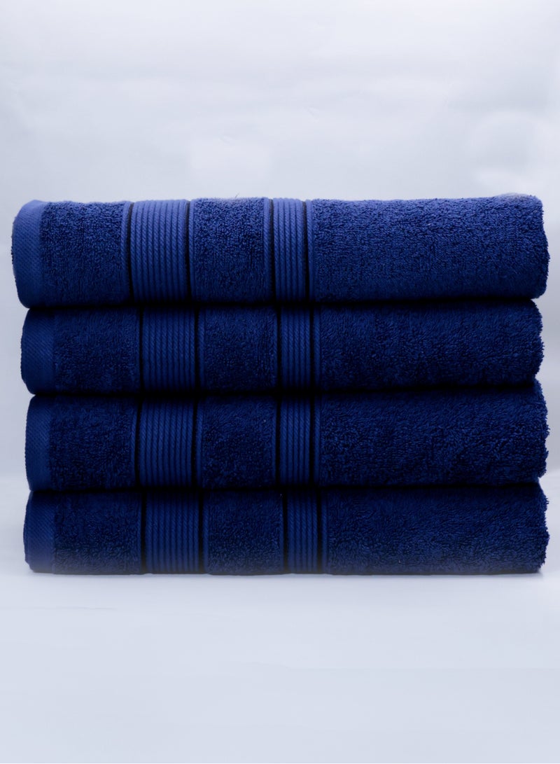 100% Cotton Ultra Soft Bath Towel Set, 70x140 cm, Quick Dry, Super Absorbent, Antibacterial Treatment, 550 GSM Terry