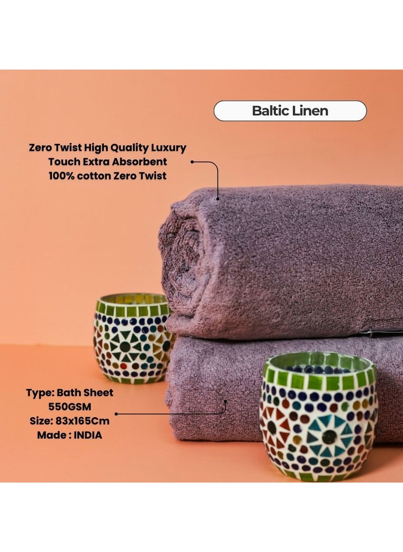 Zero twist 100% cotton,80 x 165 cm, Ultra Plus and Absorbent, Soft and smooth for everyday use