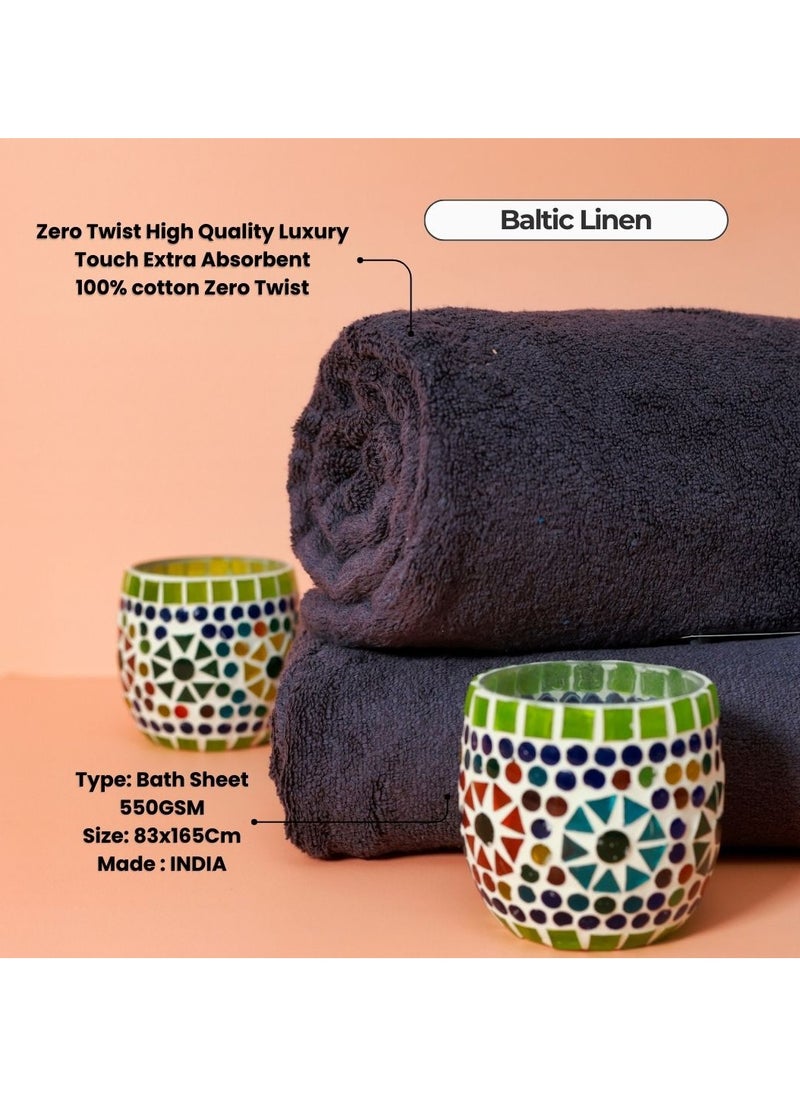 Zero twist 100% cotton,80 x 165 cm, Ultra Plus and Absorbent, Soft and smooth for everyday use