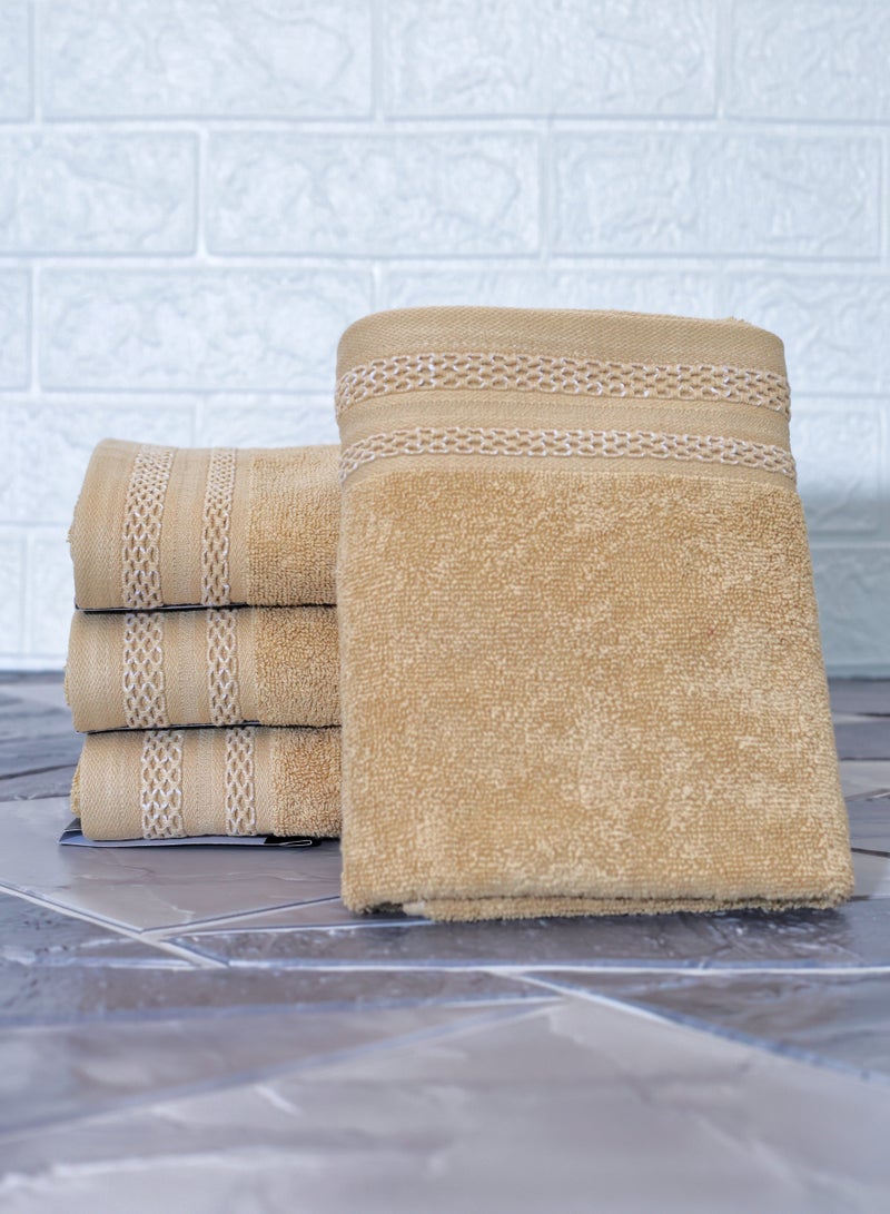 Premium Quality Guest Towel 50x90 Pearl Puff 100% Cotton Towels