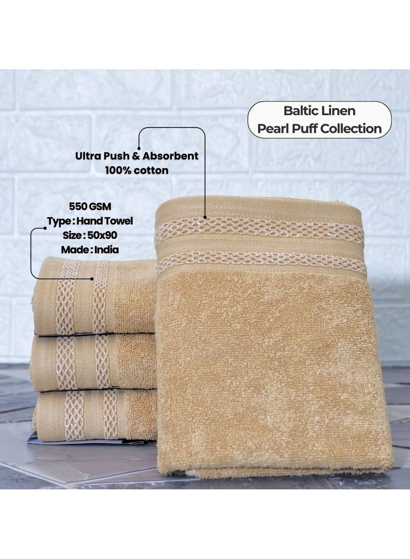 Premium Quality Guest Towel 50x90 Pearl Puff 100% Cotton Towels