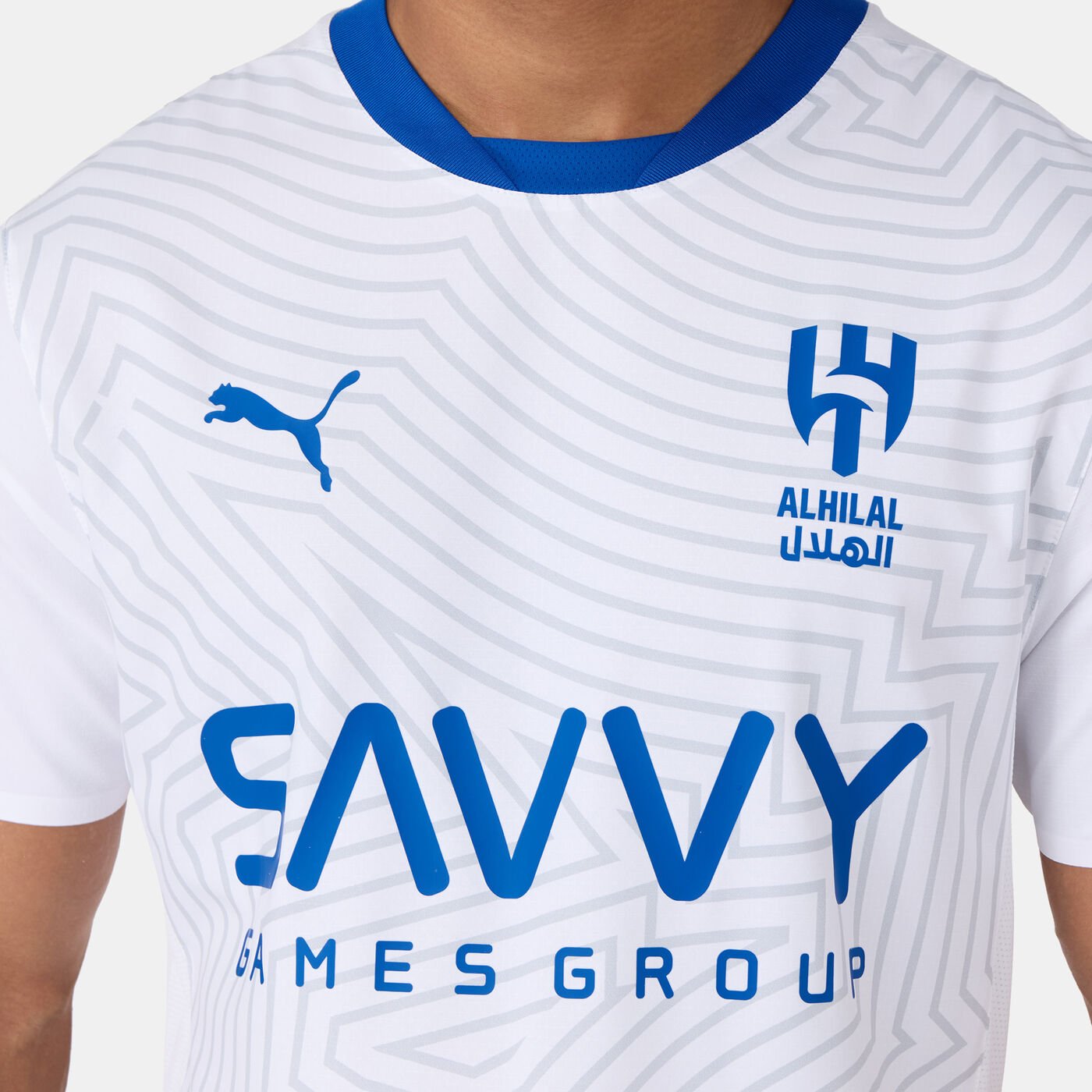 Men's Al Hilal Away Authentic Football Jersey