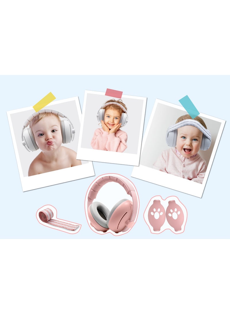 Baby Earmuffs Dual-purpose Head-mounted Noise-proof Sleeping Children's Outdoor Noise Reduction Earmuffs