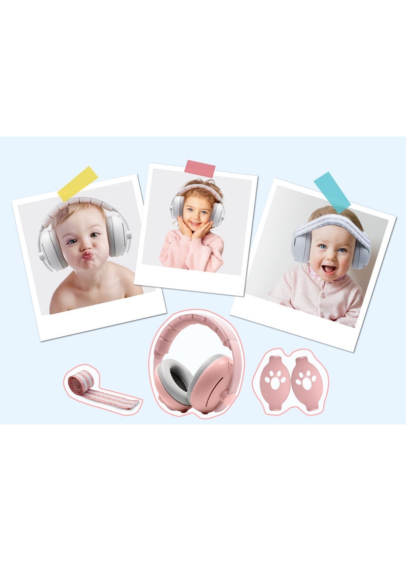 Baby Earmuffs Dual-purpose Head-mounted Noise-proof Sleeping Children's Outdoor Noise Reduction Earmuffs