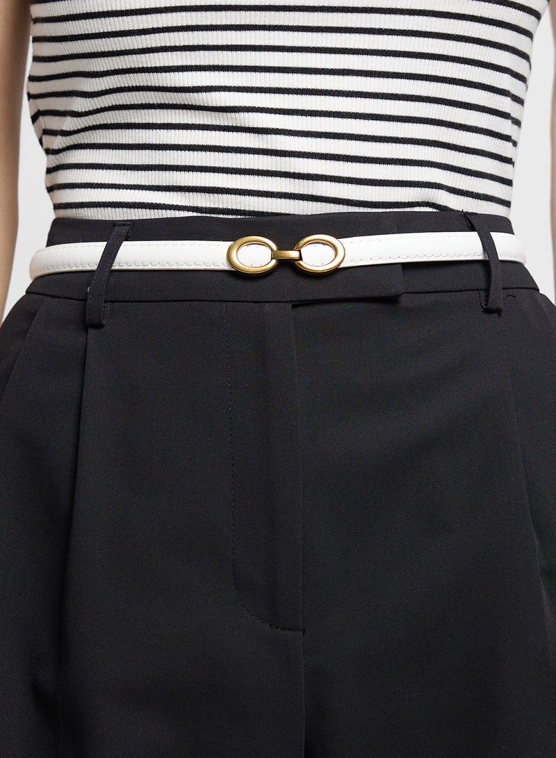 Statement Double Buckle Waist Belt