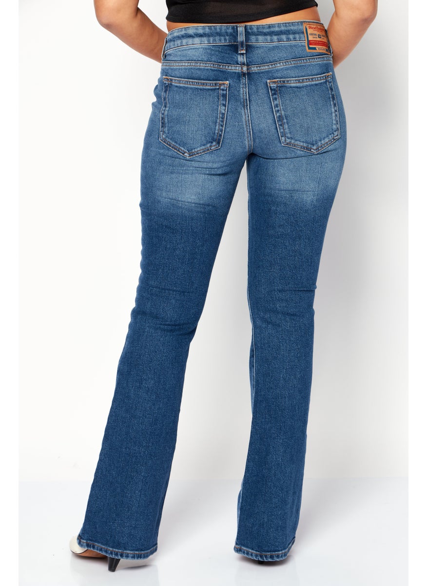 Women 1969 D-Ebbey Slim Fit Low Waist Stretchable Denim, Blue