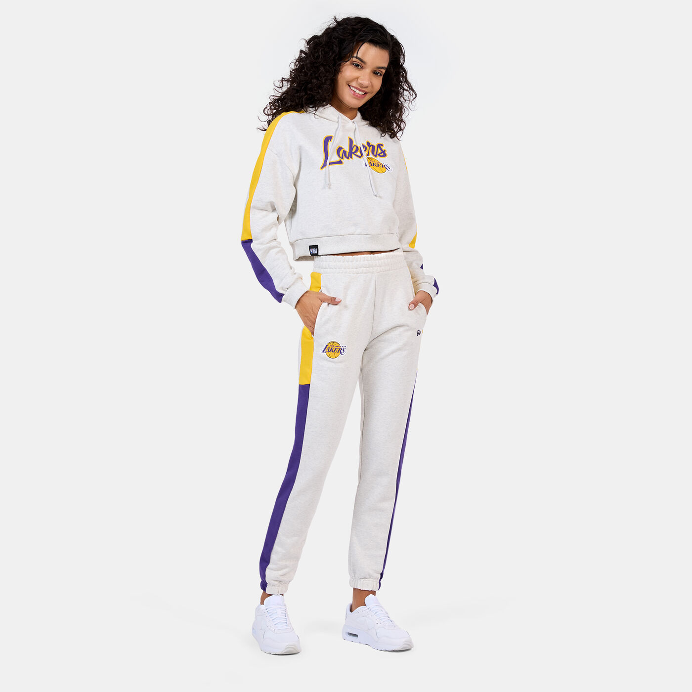 Women's NBA Los Angeles Lakers Colourblock Sweatpants