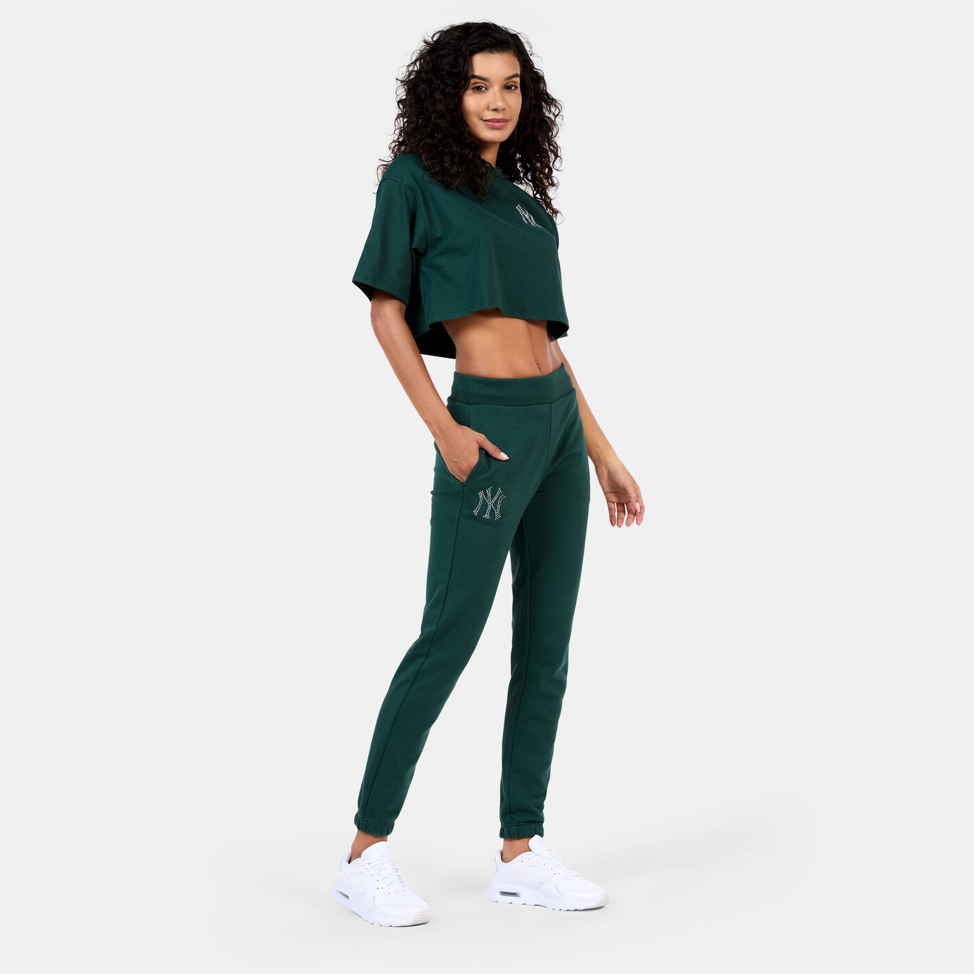 Women's MLB New York Yankees Diamante Joggers