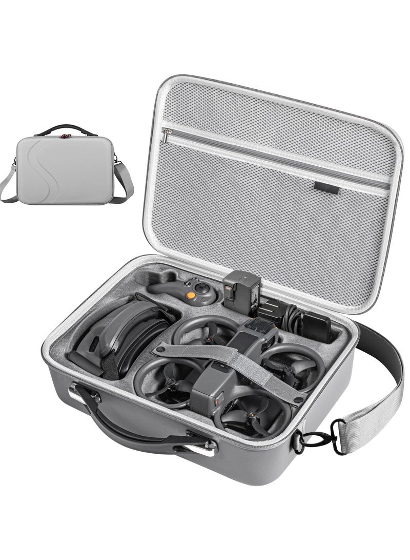 Avata 2 Carrying Case, Portable Travel Bag for DJI Avata 2 Fly More Combo with Goggles 3, Storage Bag for DJI Avata 2 Accessories and RC Motion 3