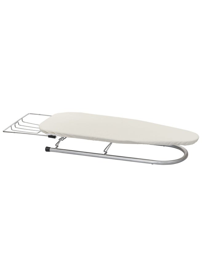 Household Essentials 131210 Small Steel Table Top Ironing Board With Iron Rest Natural Cover