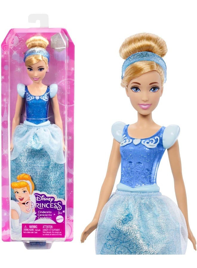 Disney Princess Cinderella Fashion Doll and Accessory, Toy Inspired by the Movie Cinderella