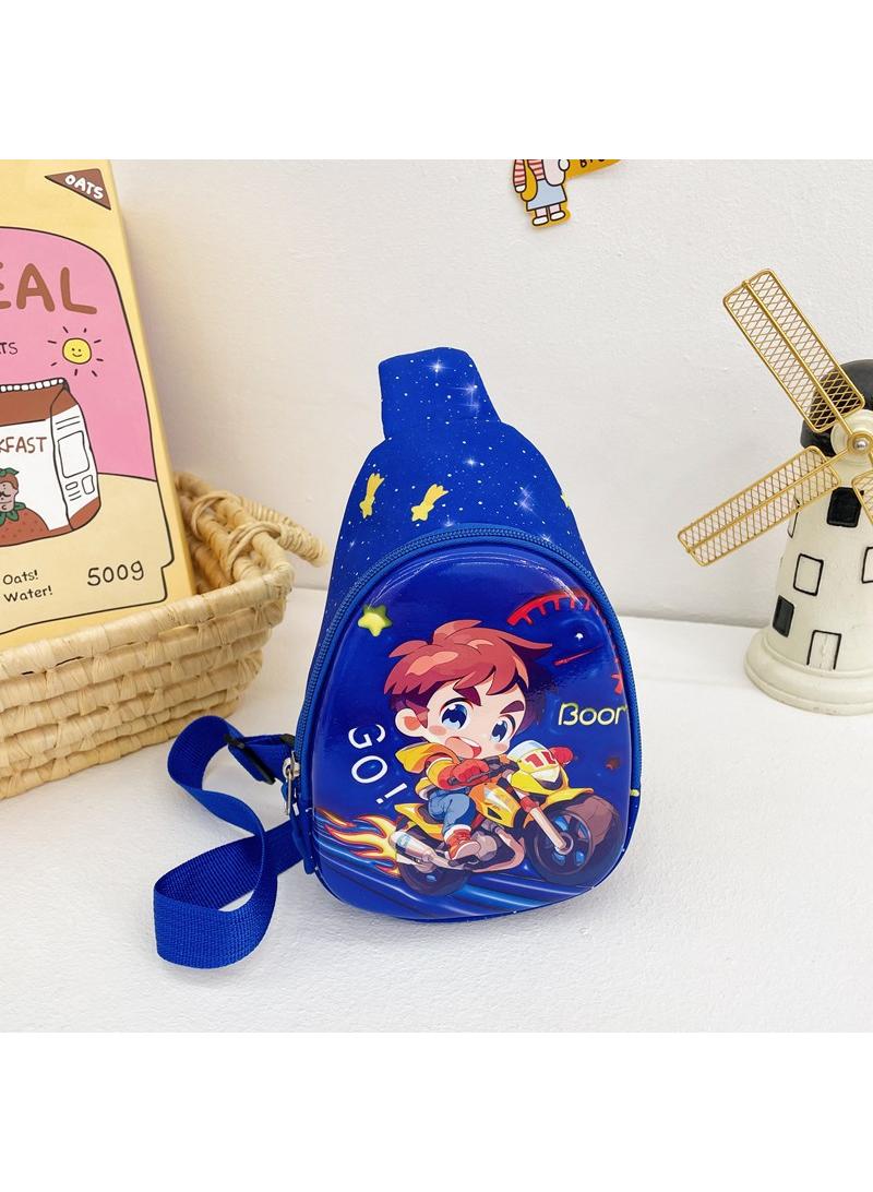 Children'S Bag Chest Bag For Kid Cartoon Casual Lightweight Little Backpack Fashionable Single Shoulder Crossbody Bag Coin Purse