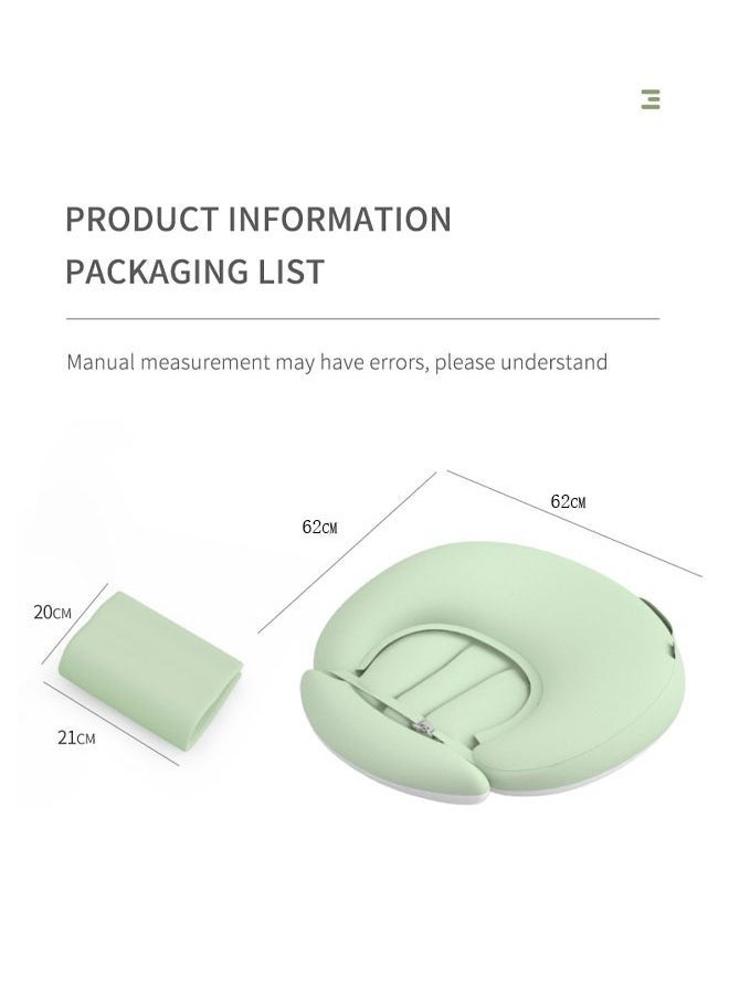 2 In 1 Baby Nursing Pillow And Body Positioner Body Hugging Design with Adjustable Waist Strap Multifunctional Toddler Look Up and Lying Pillow Set Enlarged and Widened for Breastfeeding and Bottle Feeding