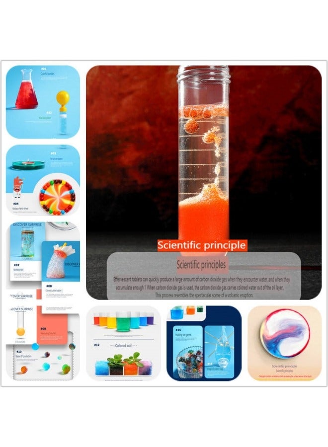 120 Experiments Science Kit for Kids with Lab Coat Chemistry Set STEM Toys Educational toys Learning Set