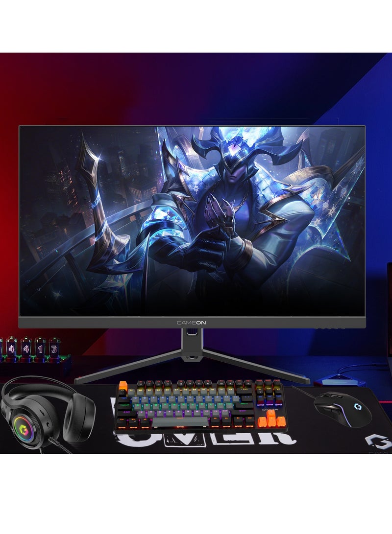 VIPER XI Gaming Mechanical Keyboard Mouse And Mouse Pad Headset, All In One Gaming Bundle Black