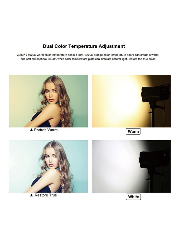 PULUZ 150W LED Continuous Photography Light - Dual Color Temperature with Remote Control