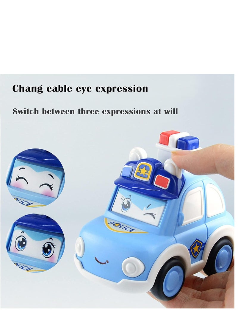 4PCS Pull Back Cars Toys are suitable for three-year-old children, Toddler Toy Wind Up Cars，Friction Powered Press Vehicles Infant Birthday Gift for boys and girls.