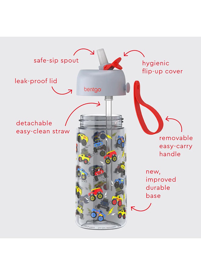 Kinds Water Bottle 450 Ml - Trucks