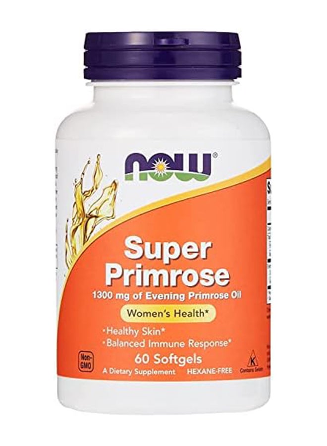 Super Primrose 1300Mg Softgels 60 Count