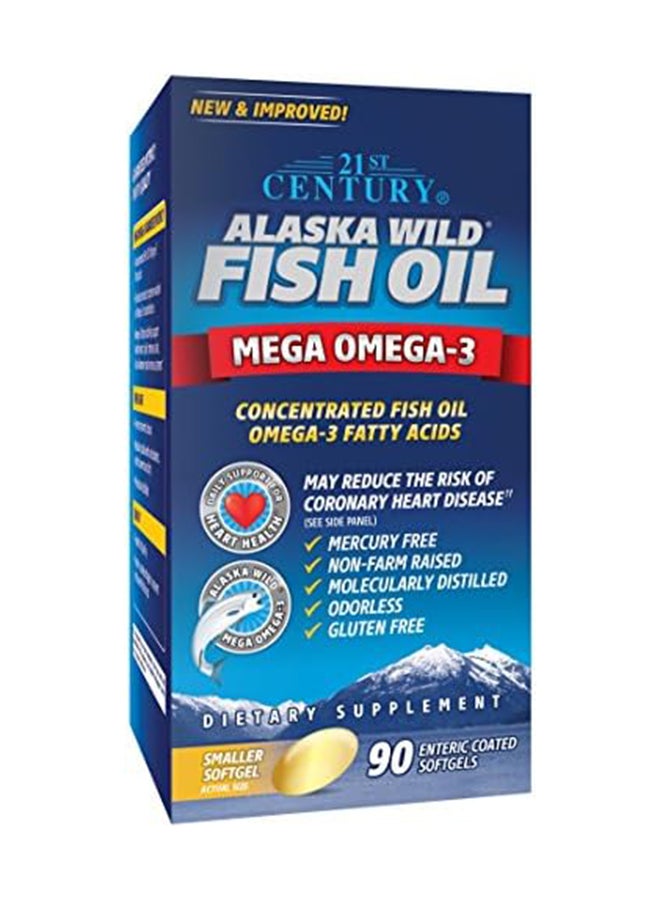 Alaska Wild Fish Oil Sg 90S