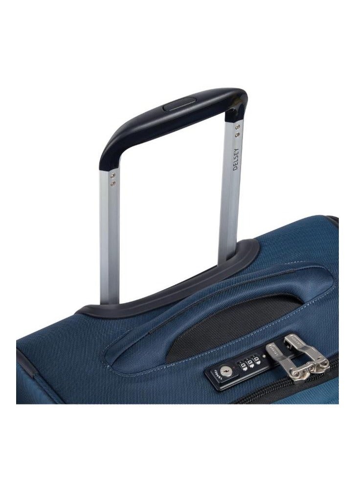 Delsey Sky Max 3 Piece Luggage Trolley Set - Blue