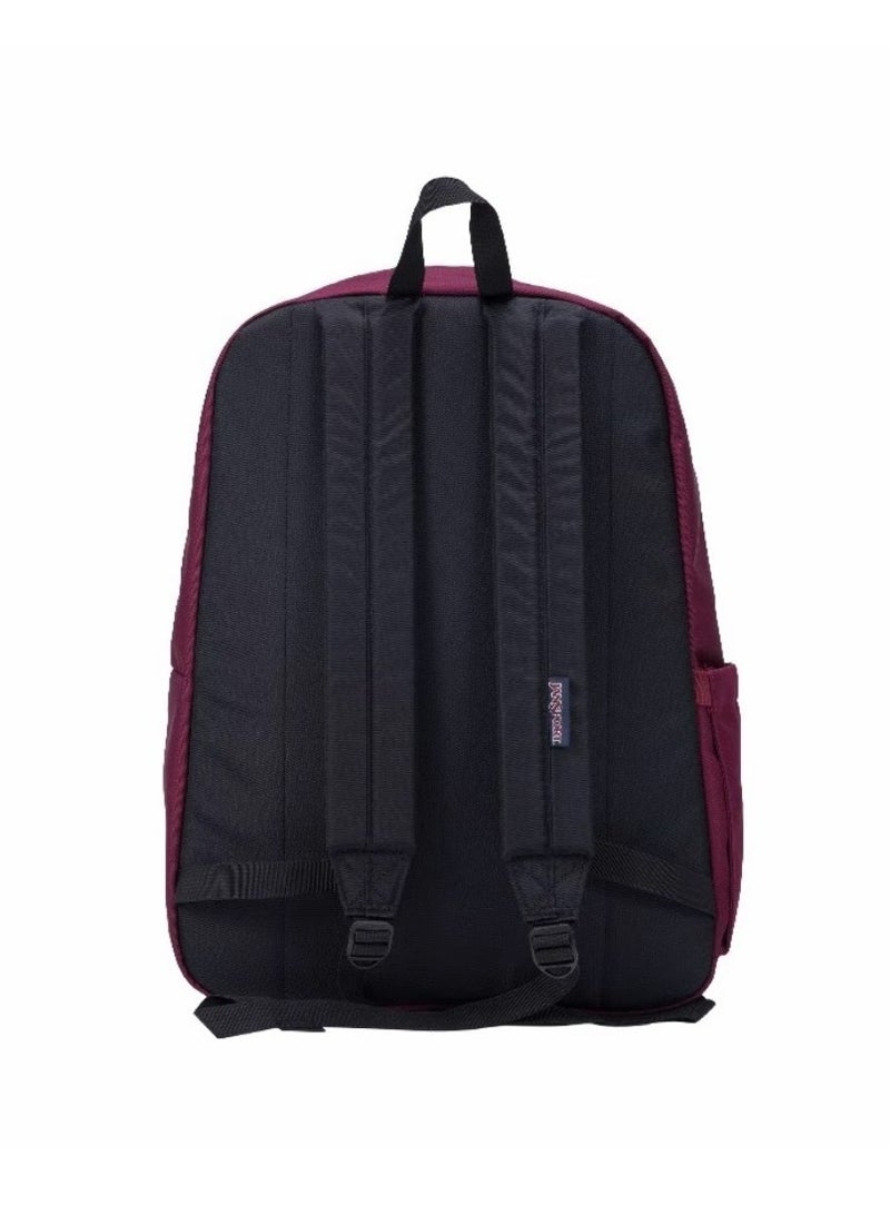 JanSport SuperBreak Classic Casual Backpack Back to School Bag 26L - Burgundy Red