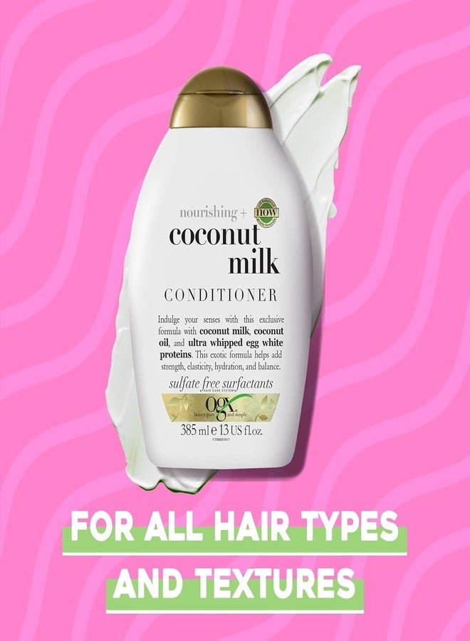 Ogx Nourishing Plus Coconut Milk Conditioner 385ml