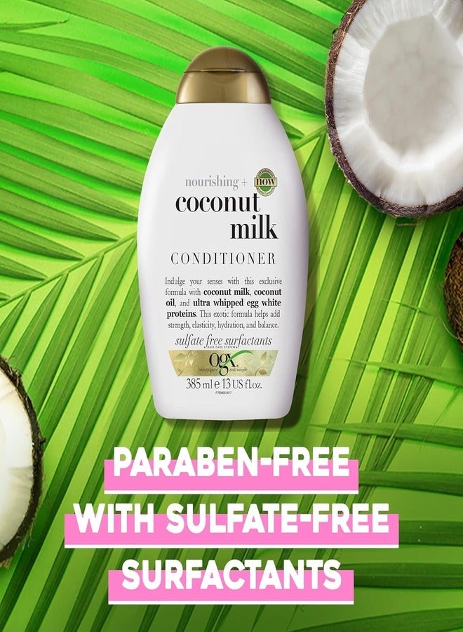 Ogx Nourishing Plus Coconut Milk Conditioner 385ml