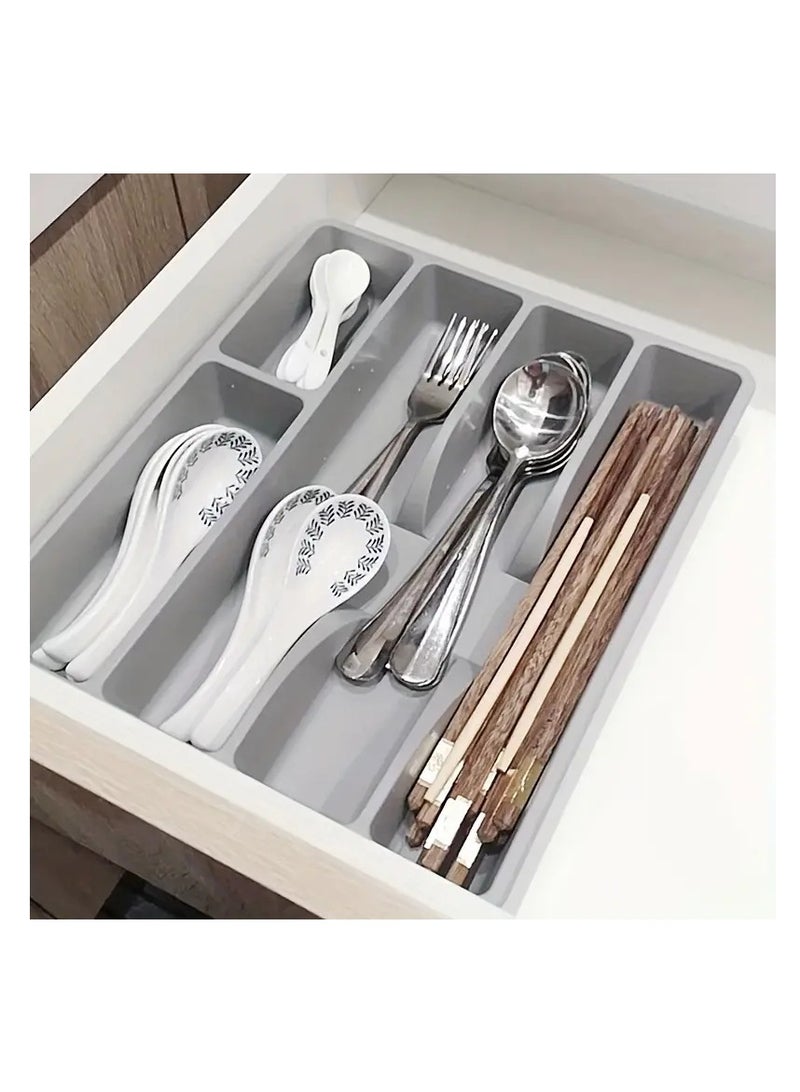 Cutlery Tray - Organizer- Silverware Storage For Kitchen Drawers