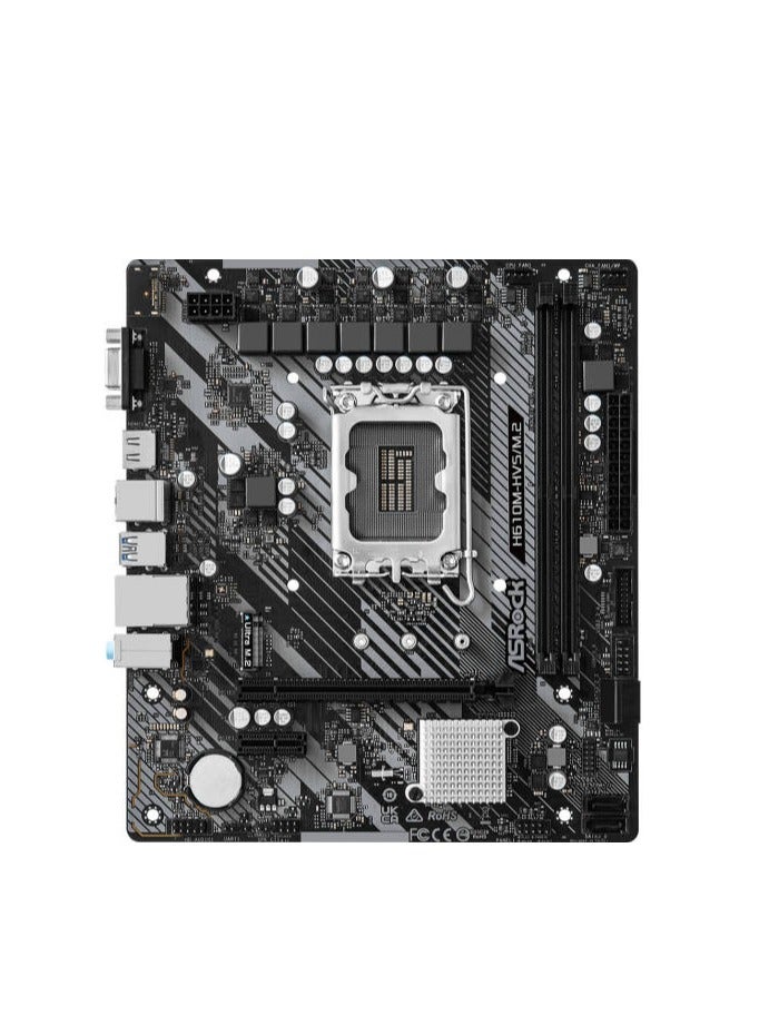 ASROCK B760M Pro RS D4 WIFI, Supports 14th, 13th & 12th Gen Intel® Core™ Processors (LGA1700), 7+1+1 Power Phase, Dr.MOS for VCore+GT, 4 x DDR4 DIMMs, Supports Dual Channel, up to 5333+ (OC), 2 PCIe 4.0 x16, 1 PCIe 4.0 x1, Graphics Output Options: HDMI, DisplayPort Realtek ALC897 7.1 CH, HD Audio Codec, Nahimic Audio 4 SATA3, 2 Hyper M.2 (PCIe Gen4x4), 2 USB 3.2 Gen1 Type-C (1 Rear, 1 Front), 5 USB 3.2 Gen1 Type-A (3 Rear, 2 Front), 6 USB 2.0 (2 Rear, 4 Front) Dragon 2.5G LAN, 802.11ax (WiFi 6E) + Bluetooth 5.3 Supports ASRock Auto Driver Installer