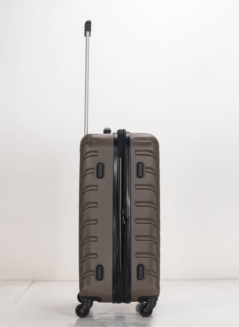 4 Pack Of Hardside Spinner Number Locked Luggage Trolley