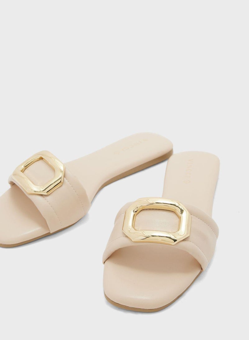 One Strap Flat Sandals