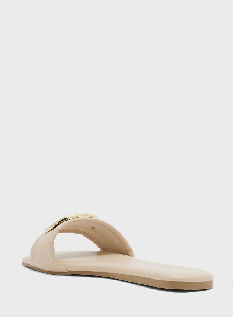 One Strap Flat Sandals