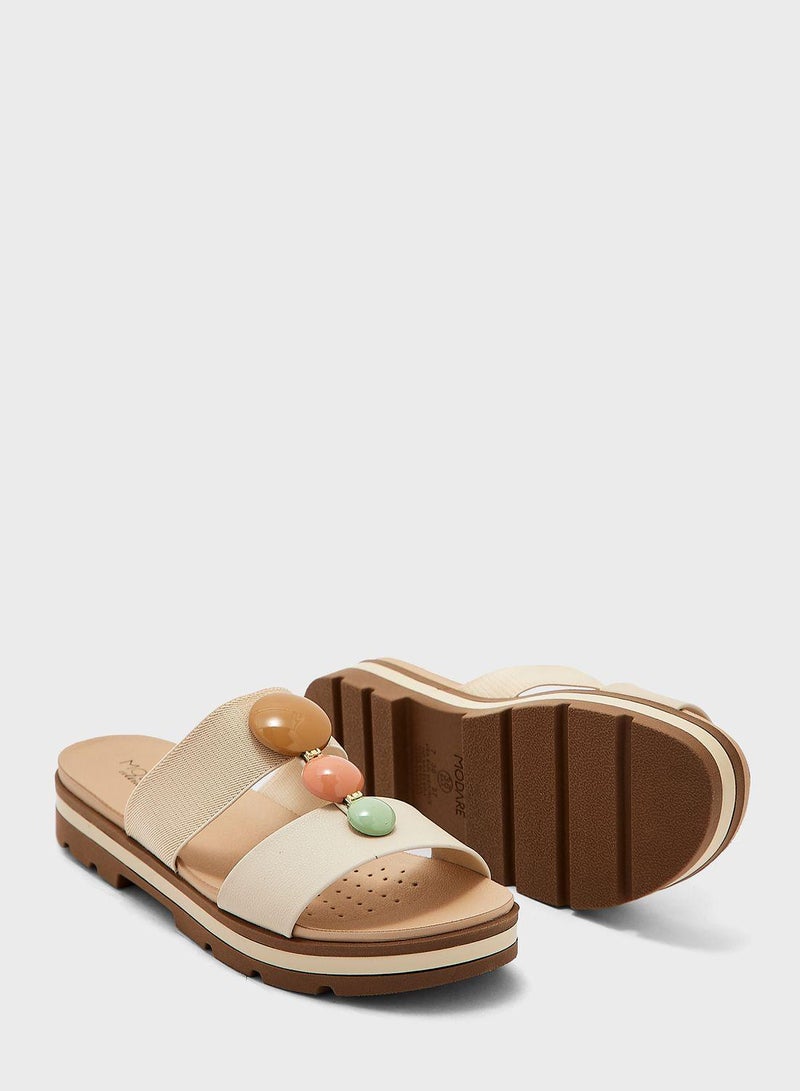 Multi Strap Flat Sandals