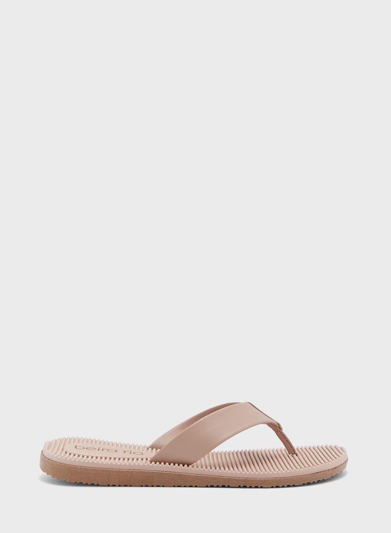 Theodora Single Strap Flat Sandals