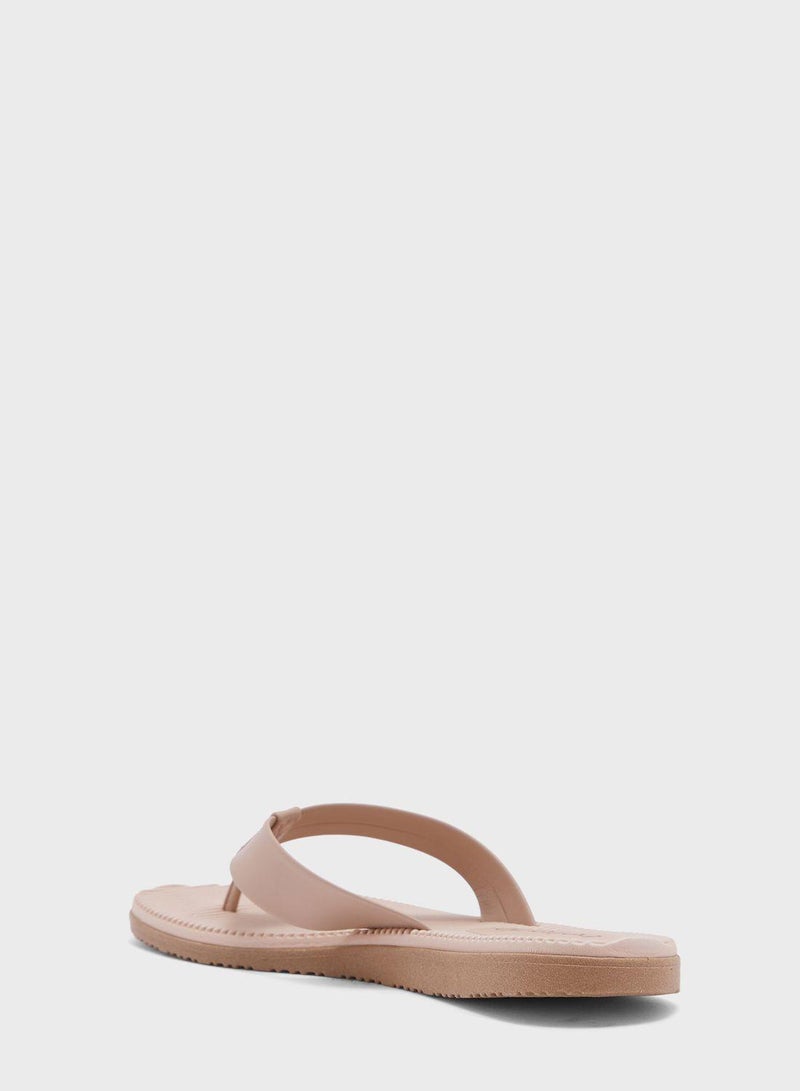 Theodora Single Strap Flat Sandals