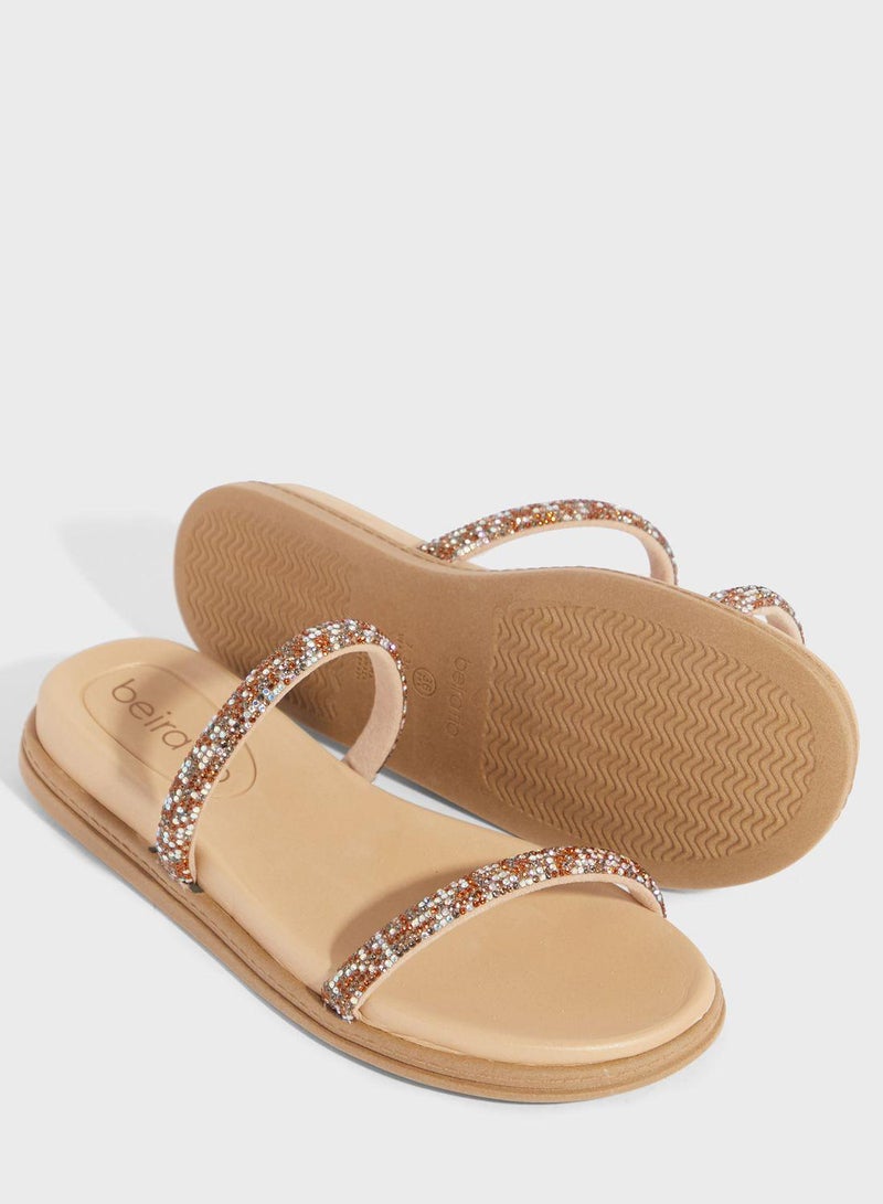 Amaya Multi Strap Flat Sandals