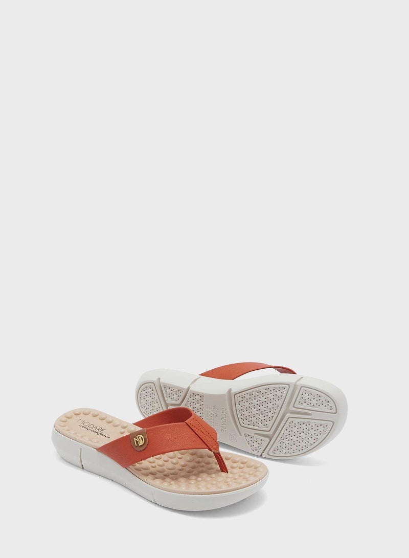 Marceline Single Strap Flat Sandals