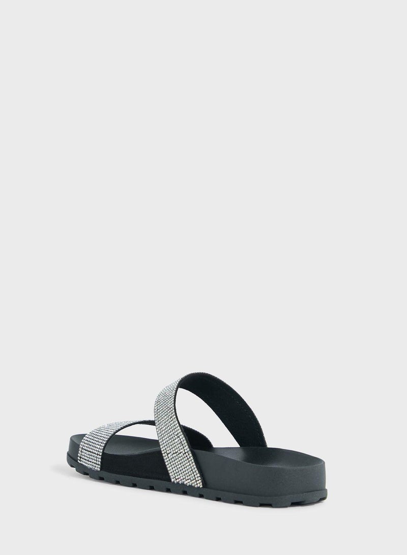 Isabella Multi Strap Flat Sandals