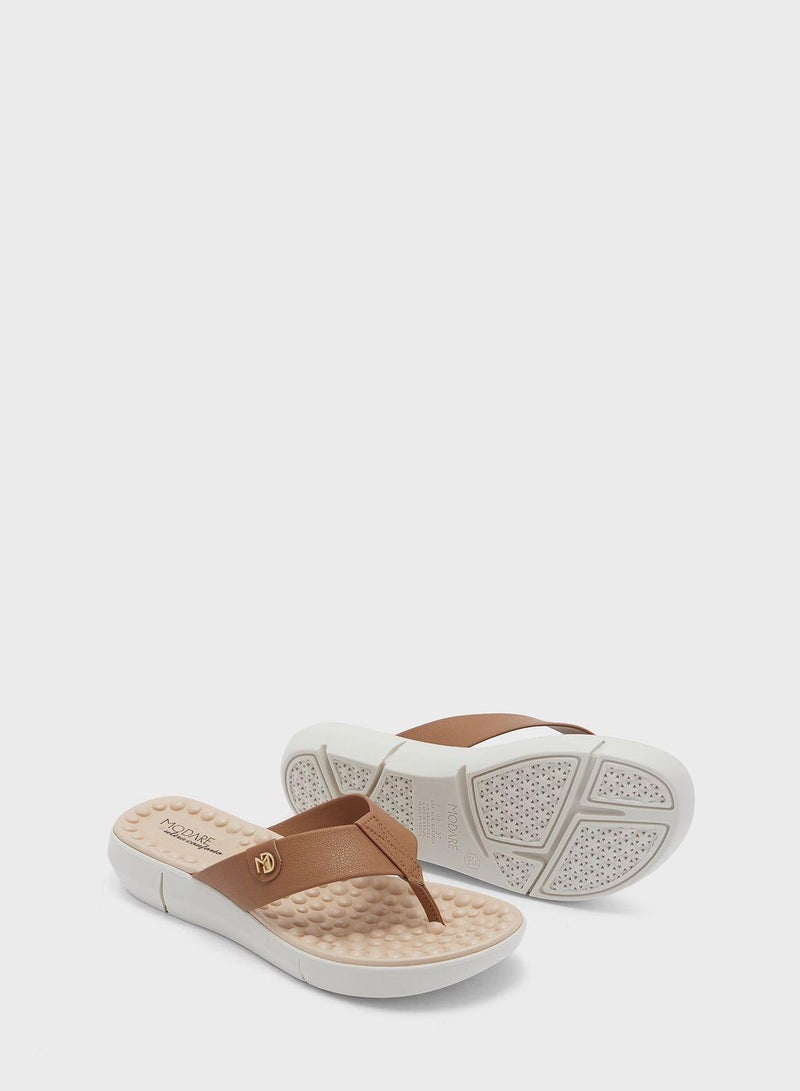 Adalee Single Strap Flat Sandals