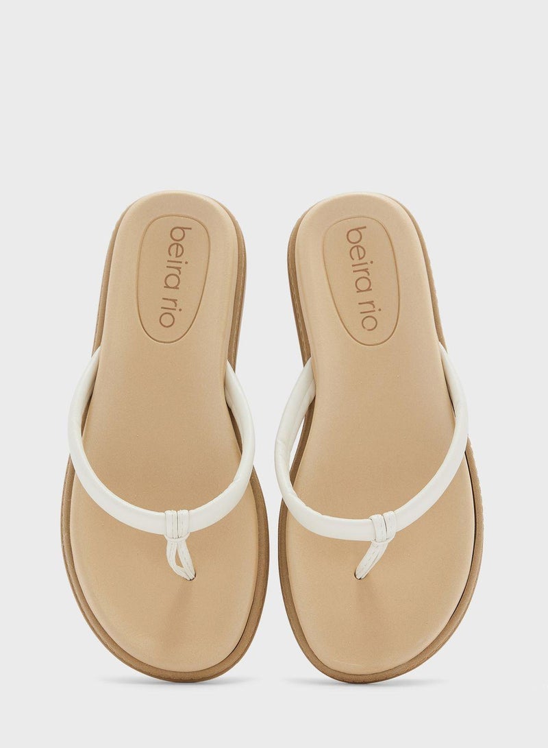 Kendra Single Strap Flat Sandals