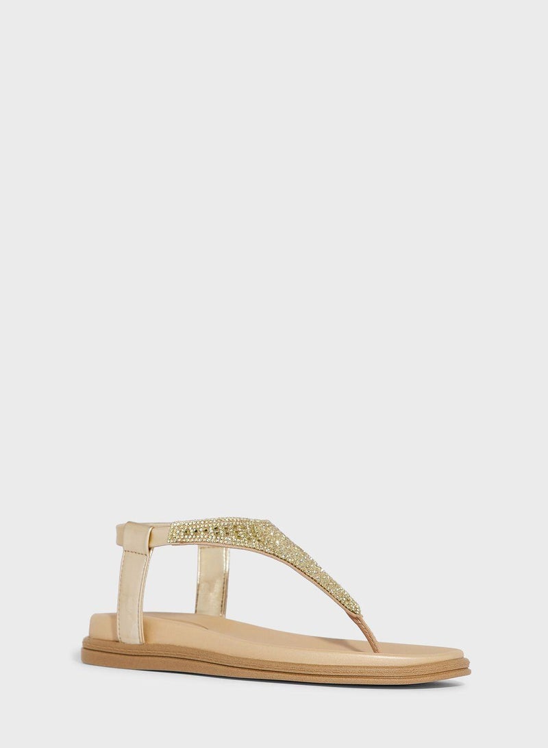 Molly Ankle Strap Flat Sandals