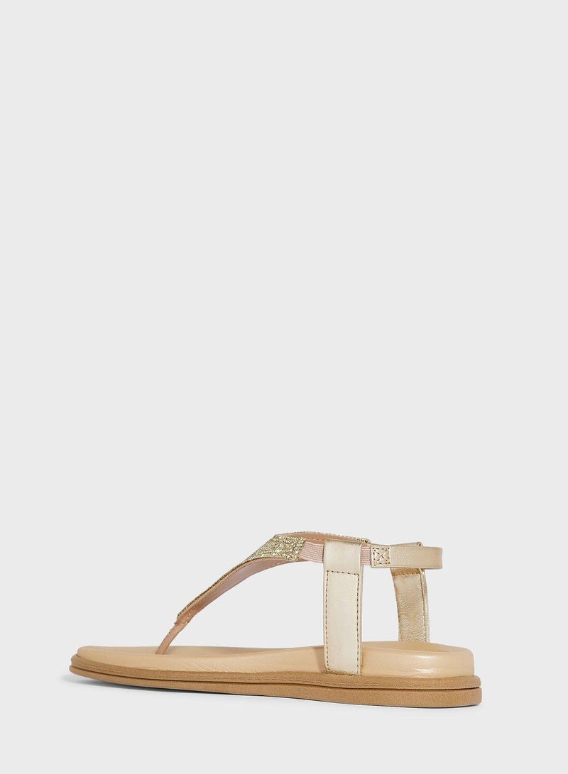 Molly Ankle Strap Flat Sandals