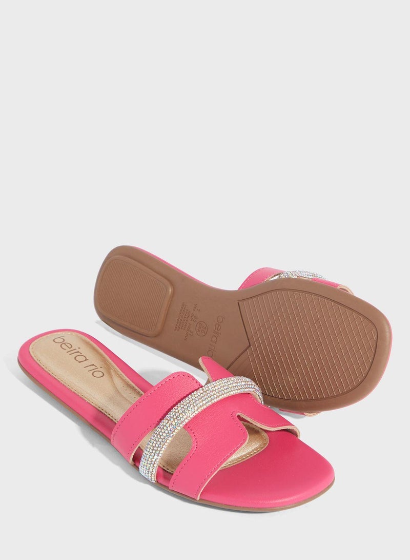 Alana Single Strap Flat Sandals