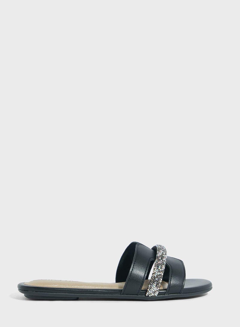 Blake Single Strap Flat Sandals