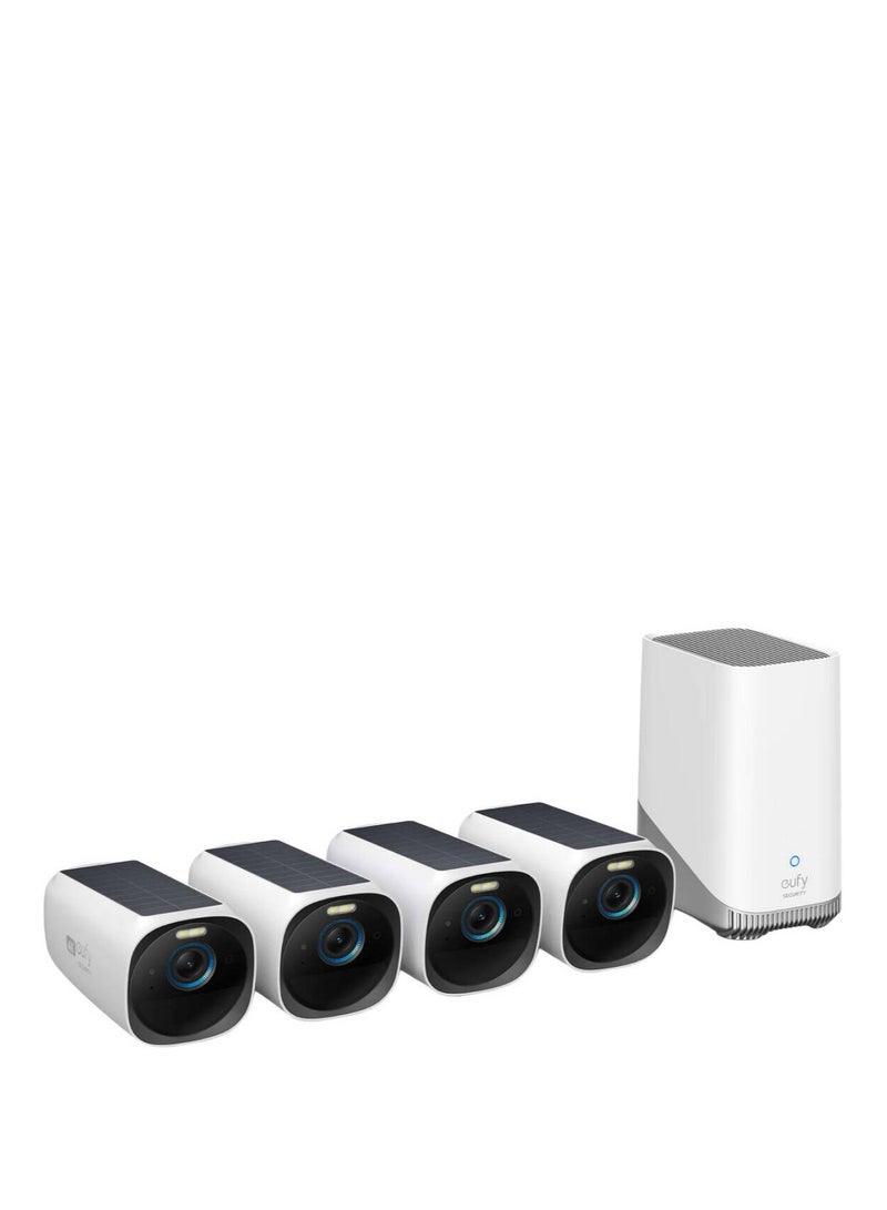 Security EufyCam 3 4-Cam Kit, Security Camera Outdoor Wireless