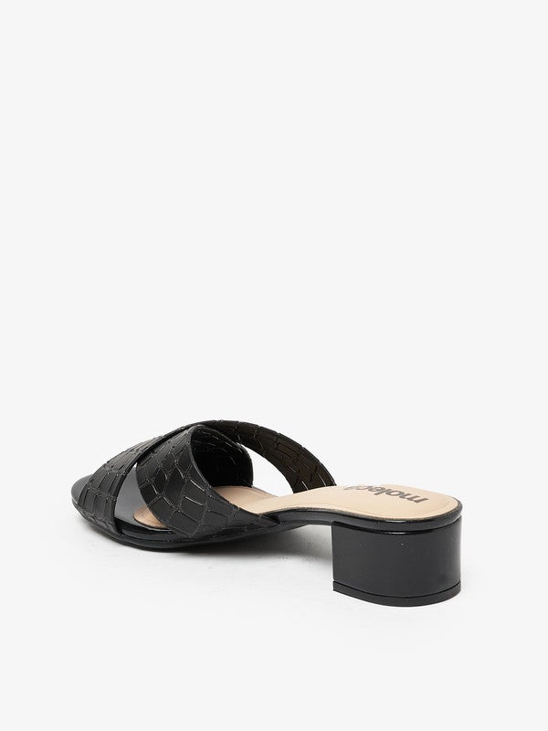 Multi Strap Mid Heel Sandals